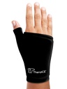 TheraICE Wrist Ice Pack Wrap Thumb Brace pour chaque main pour la thérapie chaude et froide - Gants de gel doux réutilisables pour blessures, tunnel carpien, arthrite, tenosynovite de Quervain - convient à la plupart des femmes - S/M