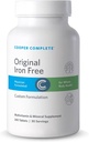Cooper Complete - Sans fer multivitamine original - Supplément multivitamine et minéral quotidien - 30 portions par bouteille. Boîte de 3