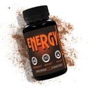 Pilules de caféine, alternative à une boisson énergétique, gel d'énergie ou gommes d'énergie, suppléments d'énergie tout naturel, pilules d'énergie avec Elderberry