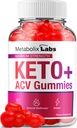 Metabolix Labs Keto ACV Gummies - Advanced Formula Metabolix Keto Plus Weight Management ACV Gummies Apple Cider Vinegar Metabolix ACV Dietary Supplément Hommes Femmes (60 Gummies)
