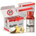 Ryde: Energize Shots Tropical Saveur de Thé Vert Caféine, Taurine, Extrait de Ginseng & Vitamines B.