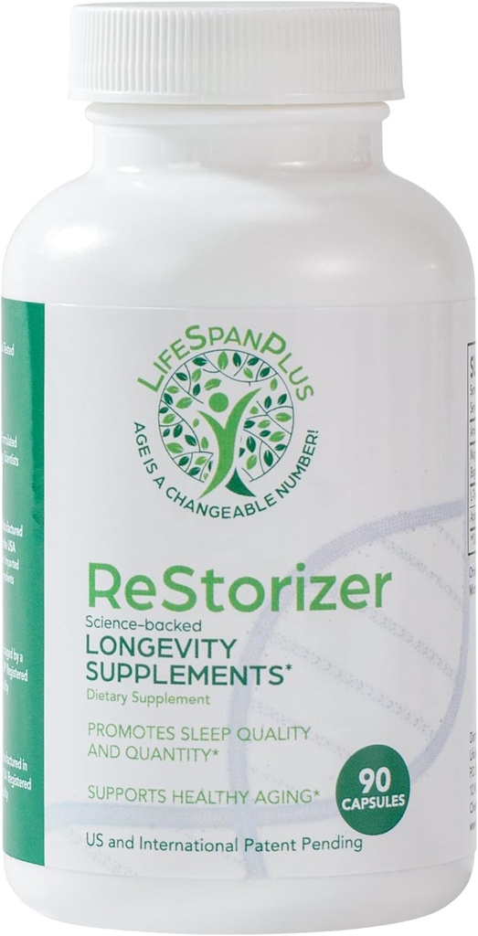 Supplément Longévité LifeSpanPlus ReStorizer, 90 Capsules