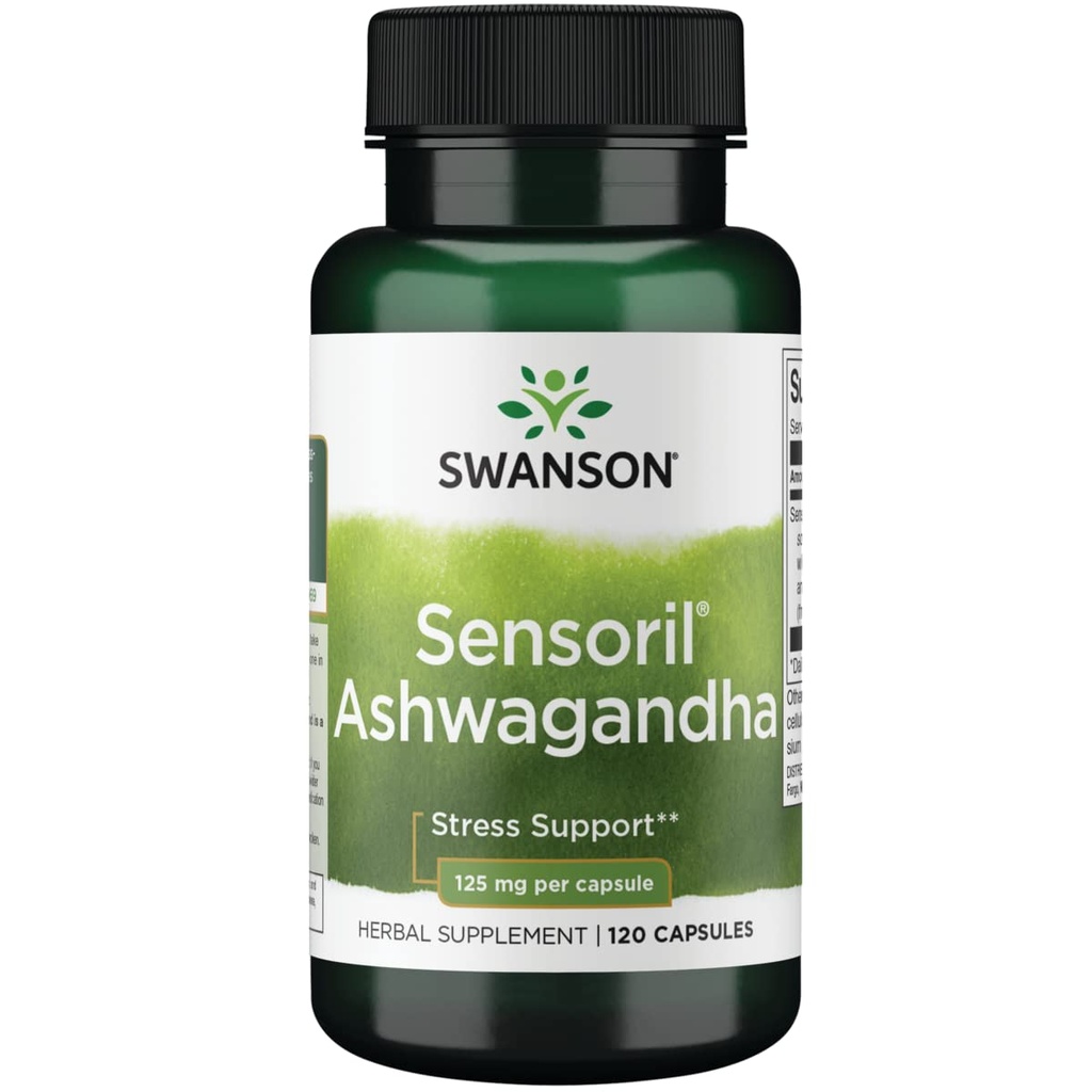 Swanson UL SENSORIL ASHWAGANDHA 125MG 120CAP