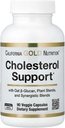 California Gold Nutrition Cholesterol Ondersteuning met Haver ß-Glucan Concentraat, Plant Sterols, Veggie & Digestief Blend, 90 Veggie Capsules