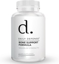 Calciumsupplementen voor vrouwen en mannen - Daily Defense Bone Support Formula met Calcium 1000mg, Magnesium, L-Lysine HCl, & More - voor betere flexibiliteit en mobiliteit - 90 Makkelijk door te slikken Calciumtabletten