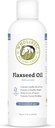 Wholistic Pet Organics Vlaszaadolie: Biologische Vlaszaadolie voor paarden -Flax Oil Horse Supplement met Antioxidant Rich Rosemary en Omega 3, 6 vetzuren voor Cardio, Immune, Huid en Coat Health-16 Oz