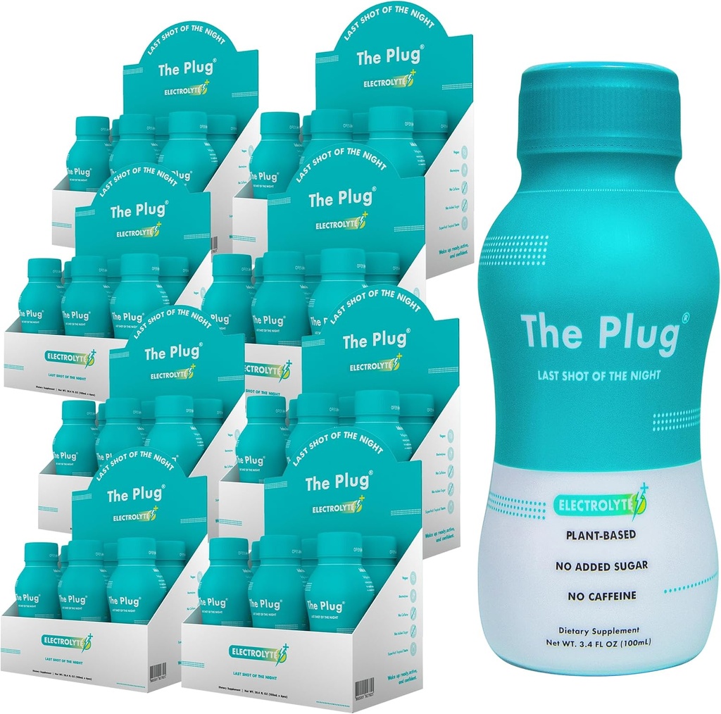 De Plug Lever Reiniging Detox & Reparatie Drink Elektrolyten Biologische Kruidenvloeistof Ontgiftende Lichaam Planten Supplement Ondersteuning Gewichtsverlies Natuurlijke Gezondheid Hydrate Sport Energie Immuniteit Shots Mineralen Vitaminen