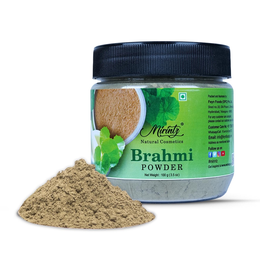 100% naturel Brahmi poudre (100 gms) pur Bacopa Monnieri poudre supplément à base de plantes de Brahmi poudre pour la croissance des cheveux