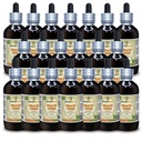 Arbre de pêche (Prunus Persica) Teinture, extrait liquide d'écorce séchée (marque: HerbalTerra, fièrement fabriqué aux États-Unis) 20x4 fl.oz (20x120 ml)