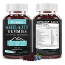 Shilajit for Man,Woman & Kid.Himalaya Gold Shilajit Gummies.1000mg Shilajit,200mg Ashwagandha,200mg Chaga,100mg Ginseng,100mg Saw Palmatto,60mg Black Seed Oil