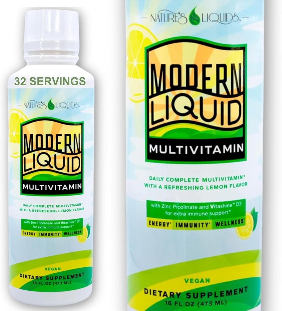 Nature's Liquids - Modern Liquid Multivitamine for Women and Men 