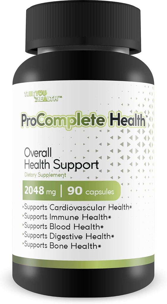 Pro Complete Gezondheid - Dagelijkse algehele gezondheid en immuunondersteuning Supplement - Hart, bloed, spijsvertering, cognitieve, & botgezondheid - Vitaminen, mineralen, antioxidanten, & plantaardige extracten - voor mannen en vrouwen