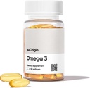 Omega 3 EPA & DHA, visolie 1000mg per portie, ondersteunt hart, hersenen, huid & ooggezondheid, geen Burp-terug, 30 Softgels, 30 dagen levering