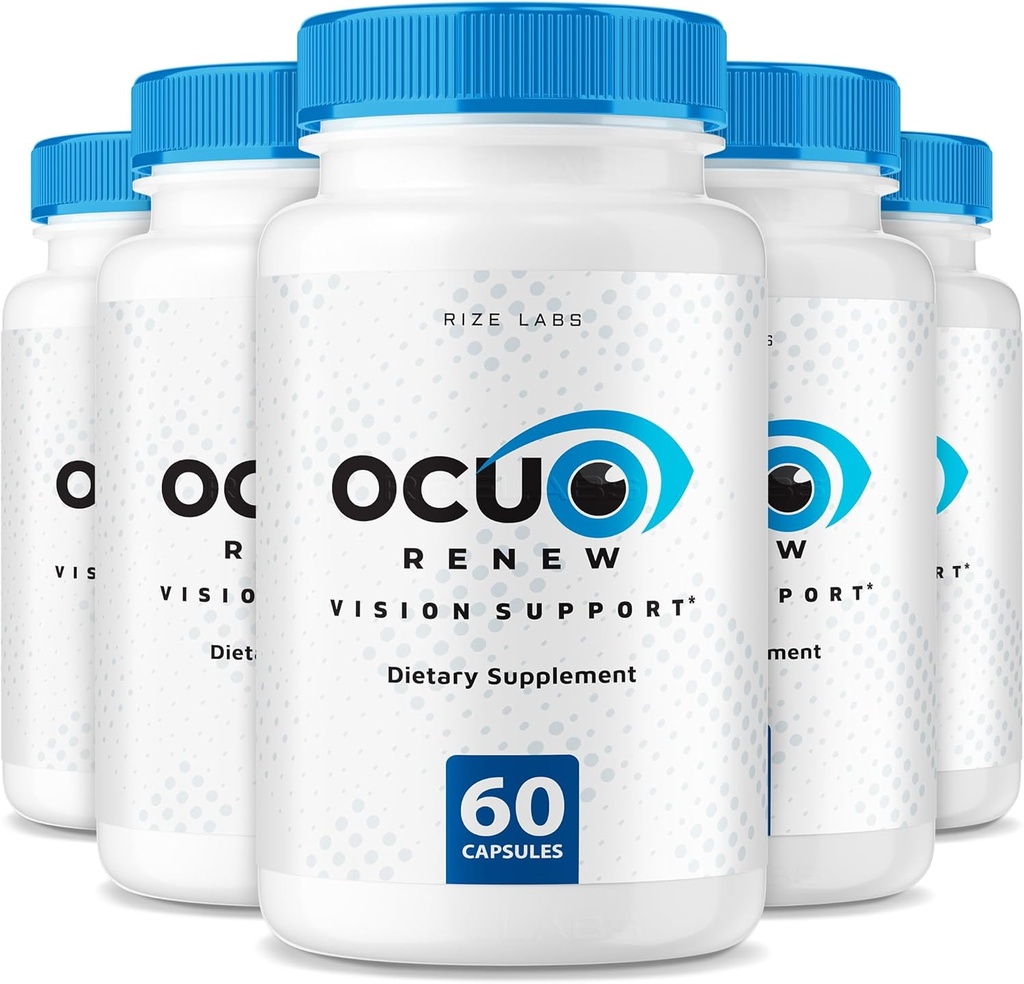 rize labs - Ocurene Vision Support Supplement, All-Natural Capsules for The Improvement of Vision Health and Better Aability to Focus, Support Healthy Eye Functions (300 Capsules)
