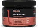 LEGION Energy Supplement - Unflavored Energy Drink Powder - Cafeïnepoeder met Taurine & Vitamin B Complex - Natuurlijk zoet Energie Poeder voor gezonde energie Dranken (120g)