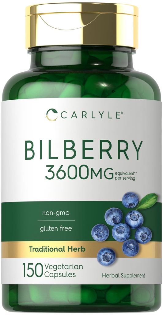 Carlyle Bilberry Extract Capsules 