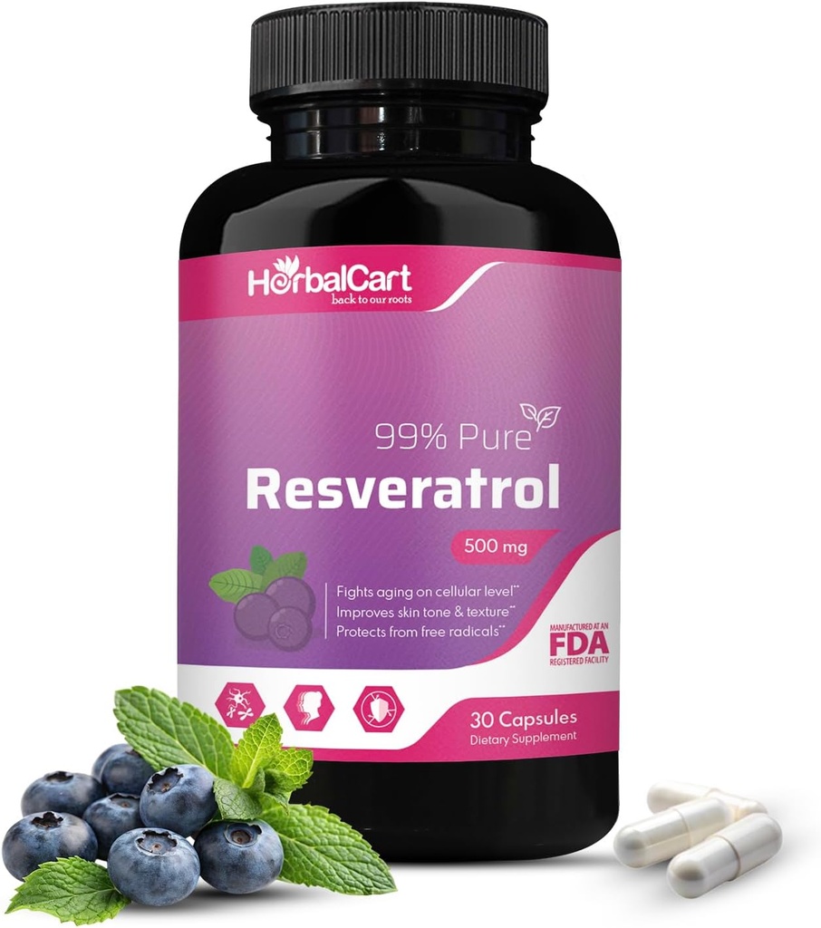 Pure Resveratrol 500mg 