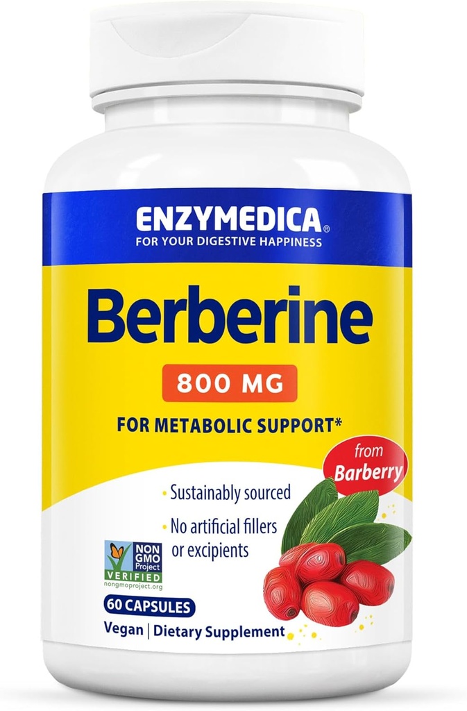 Enzymedic Berberine 800 mg 