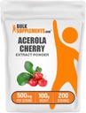 BulkSupplements.com Acerola Cherry Extract Powder - Natural Vitamine C Supplement, Acerola Cherry Powder - Vegan & Glutenvrij, 500mg per portie, 100g (3,5 oz) (pakket van 1)