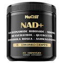 NAD+ Supplement met Nicotinamide Riboside, Resveratrol, Quercetin, Turmeric, Rhodiola Rosea - 60 Graaf