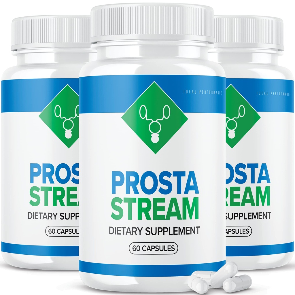 IDEAL PERFORMANCE (3 Pack) Prosta Stream Prostate Supplement Prostastream Pillen (180 Capsules)