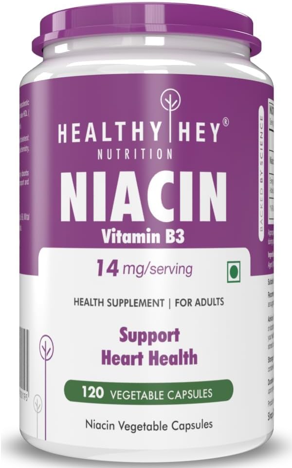 Voeding Niacin Vitamine B3 120 Veg. Capsules