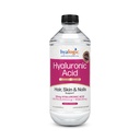 Hyalogic Liquid Hyaluronic Acid Supplement - Ondersteuning voor gezond haar, huid en nagels met 5.000 mcg Biotine en 50mg MSM - Natuurlijke hydratatie voor het hele lichaam - High Molecular Weight Formula - 12 oz
