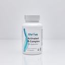 Thrive Nutraceuticals geactiveerde B-complex met Quatrefolic - 60 niet-GMO-capsules - Kosher Dieetsupplement voor optimale gezondheid - vrij van Gluten en Gluten, ondersteunt energie en cognitieve functie