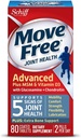 Move Free Advanced Plus MSM en vitamine D3, 80 tabletten - Joint Health Supplement met Glucosamine en Chondroitin (verpakking van 4)