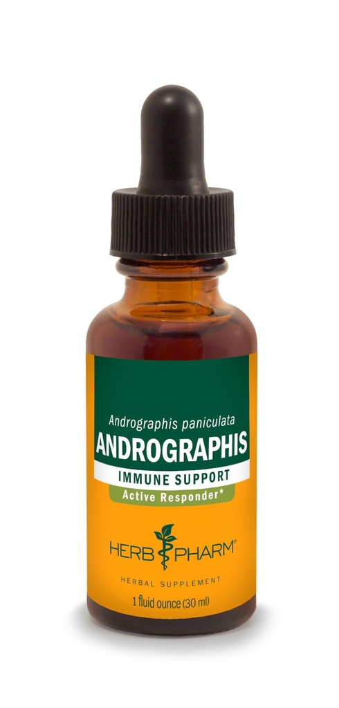 Herb Pharm Andrographis Liquid Extract for Immuun System Support, 1 Fl Oz (verpakking van 1) (DANDRO01)