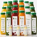 3 dagen sap reiniging door ruwe fontein, alle natuurlijke ruwe detox reiniging, sap voor lichaam rust, koud geperst sap snel, grote manier om te springenstart een gezondere dieet, 18 flessen 12oz, 3 gember Shots