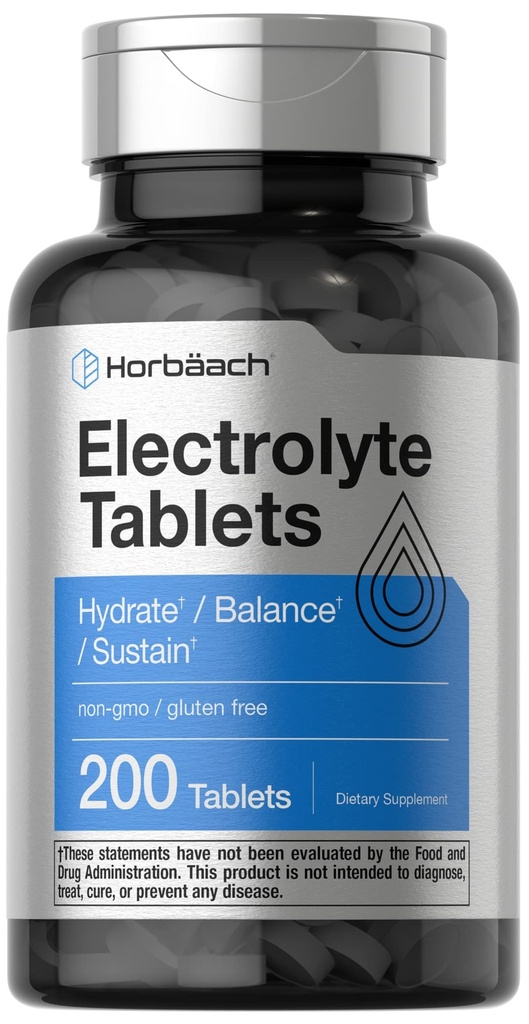 Horbäach Electrolyte Tabletten 200 Graaf 