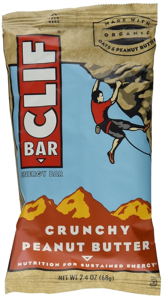 Cliff Bar Clif Bar, Og, Crnch Pnt Btr, 2.40-Ounce (Pack of 12)