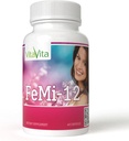 FeMi-12, aide à atténuer la période mensuelle des femmes Désagréments et soutient la menstruation normale (60 capsules)
