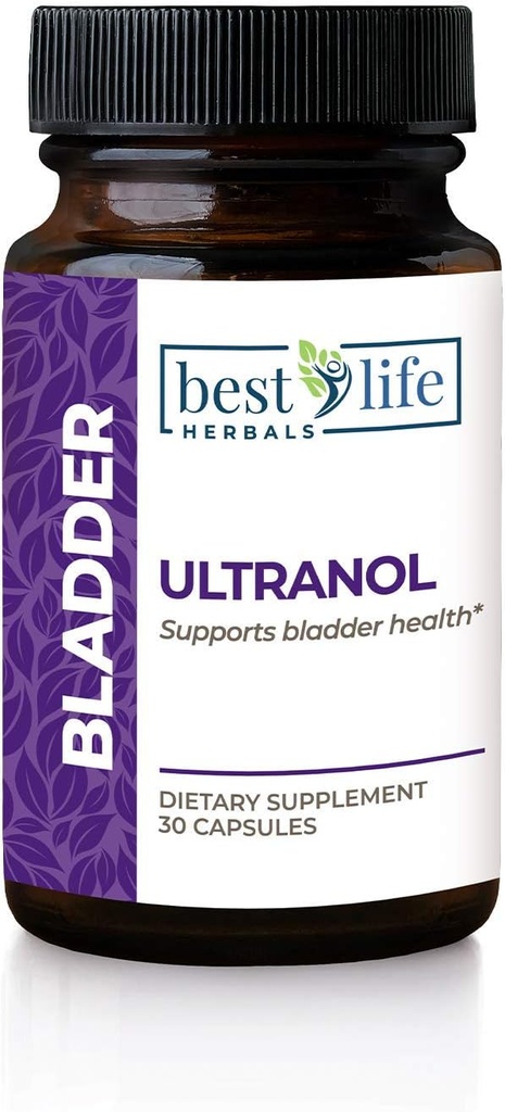 Ultranol Total Bladder Support - Natuurlijke Cranberry Supplement voor Urinaire Gezondheid, Overactieve Blaas controle, Incontinentie - Vermindert Leaks en Urgency - 1 Fles - 30 Capsules