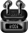 TOZO NC3 Hybrid Active Noise Cancelling Draadloze oordopjes met 6 Mics AI Clear Call Ear Buds 55H Playtime met LED Display 32 Preset EQs via APP Bluetooth 5.3 IPX8 Waterdicht in oorkoptelefoons