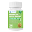 WELMATE Bifidobacterium - Probiotic Supplement - Ondersteunt Gut Health - Immuun Support - Digestieve enzymen - Glutenvrij - Veganistisch - Mannen & Womens Probiotic - Waarde grootte - 200 Tel.