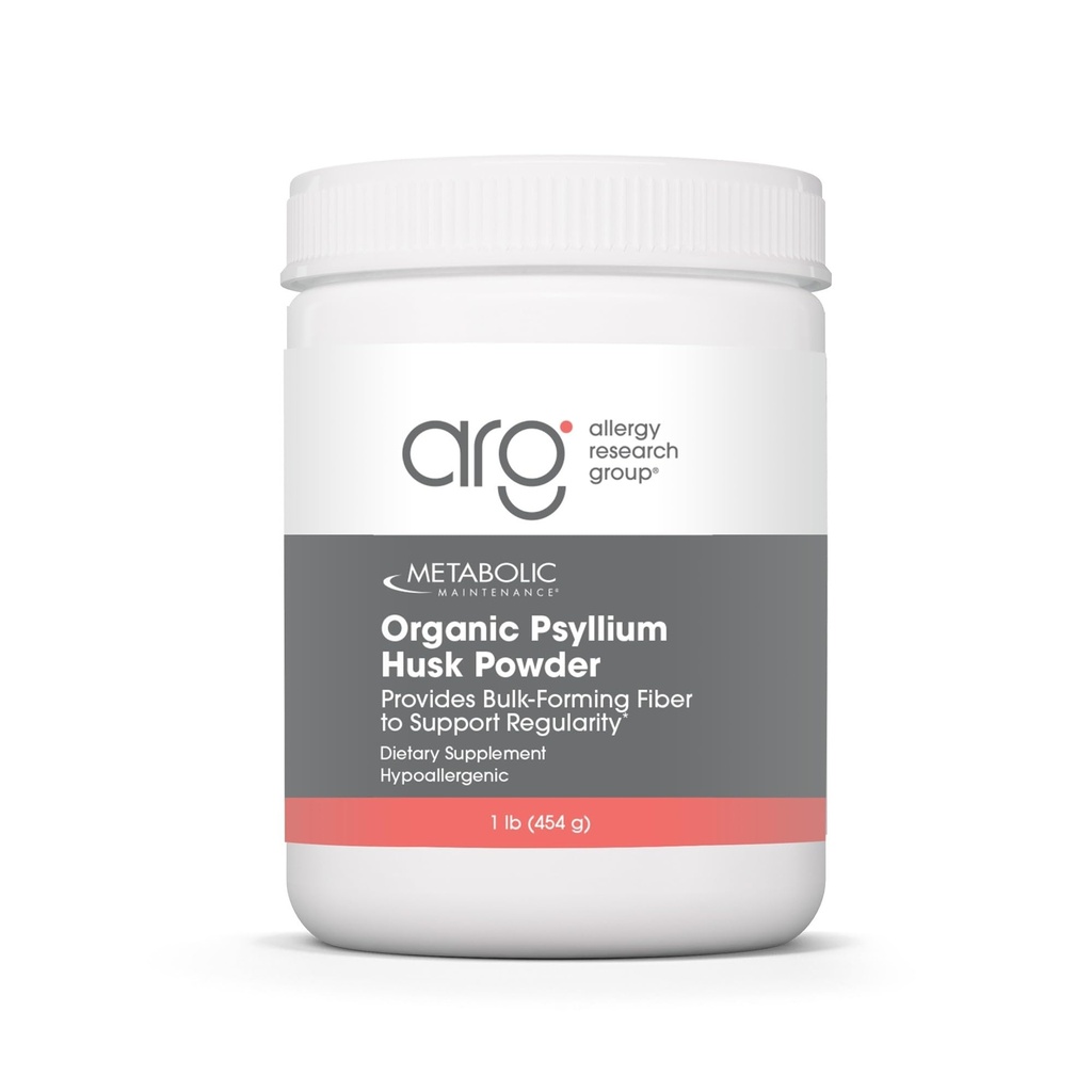 Metabole Onderhoud Biologische Psyllium Husk Poeder - Ongearomatiseerde Psyllium-Husk Bulk Oplosbare vezel Supplement, Dagelijkse ondersteuning voor spijsvertering, Gut Health, Detox, Geen Fillers - 1 lb (150 Servers)