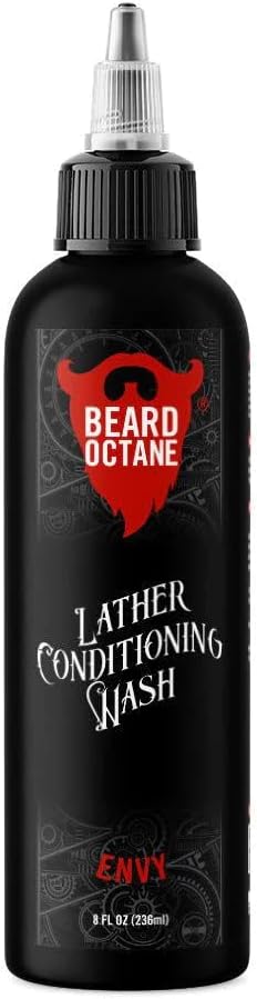 Baard Octane: Envy Beard Wash - 8 oz Shampoo voor zachte, vochtige baarden met Shea Butter & Jojoba - Made in USA
