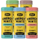 Viter Energy 40mg Cafeïnemuntjes - Suikervrij, B Vitaminen, Vegan, Boosts Fast Energized Alert Focus, Cafeïnated Nootropic Supplement Pillen (Diversiteit Smaken, 20st, 5 Pack, 100st Totaal)