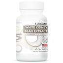 Omvi Formules, Nierondersteuning Supplement, Witte Nier Bean Extract 1.200mg, Nierreiniging voor mannen en vrouwen, Ondersteuning voor normale urinetrek gezondheid, 60 Capsules