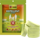 Mosquito Guard Afstotende Bands / Armbanden (12 Pack) Gemaakt met natuurlijke plantaardige ingrediënten - Citronella, Lemongrass Oil.