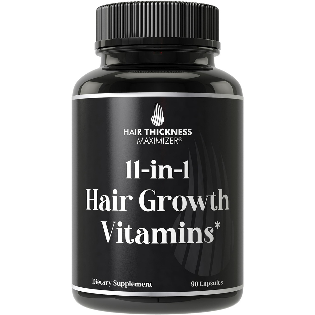 11-in-1 Veganistische Haargroei Vitaminen voor Thinning & Brittle Hair 