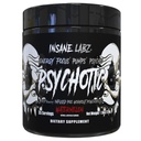 Insane Labz Psychotic Black Edition Mid Stimulant Pre Workout Powder, Energy Focus Pumps, geladen met Creatine Beta Alanine Taurine Gevoed door AMPiberry, 35 Servers (Watermeloen)