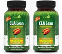 Irwin Naturals CLA Lean Body Fat Reduction - helpt verminderen lichaamsvet & verhogen spiertone - 80 vloeibare zachte-Gels (verpakking van 2)