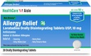 HealthCareAisle Allergie Relief - Loratadine 10 mg Orally Disintegring Tablets USP - 30 Tablets - Original Prescription Strength Allergy Medication, 24-Hour Relief