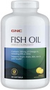 GNC Fish Oil Omega 3 Supplement, 300mg EPA en DHA, Citroen smaak, Ondersteunt hart, hersenen, huid, oog en Joint Health, 360 Softgels, 360 Servers