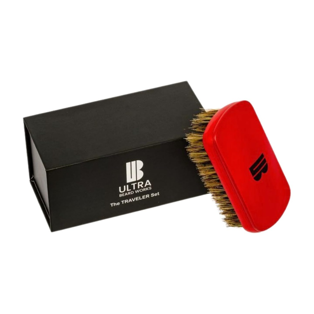 Magnetized High-end Baard Brush Set De Traveler Set bevat een afneembare spiegel en berenborstel. De volledige brush is verkrijgbaar in drie sets en meerdere kleuren.