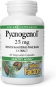 Natuurlijke factoren Pycnogenol 25 mg, Antioxidant Ondersteuning voor gezonde veroudering, 60 capsules