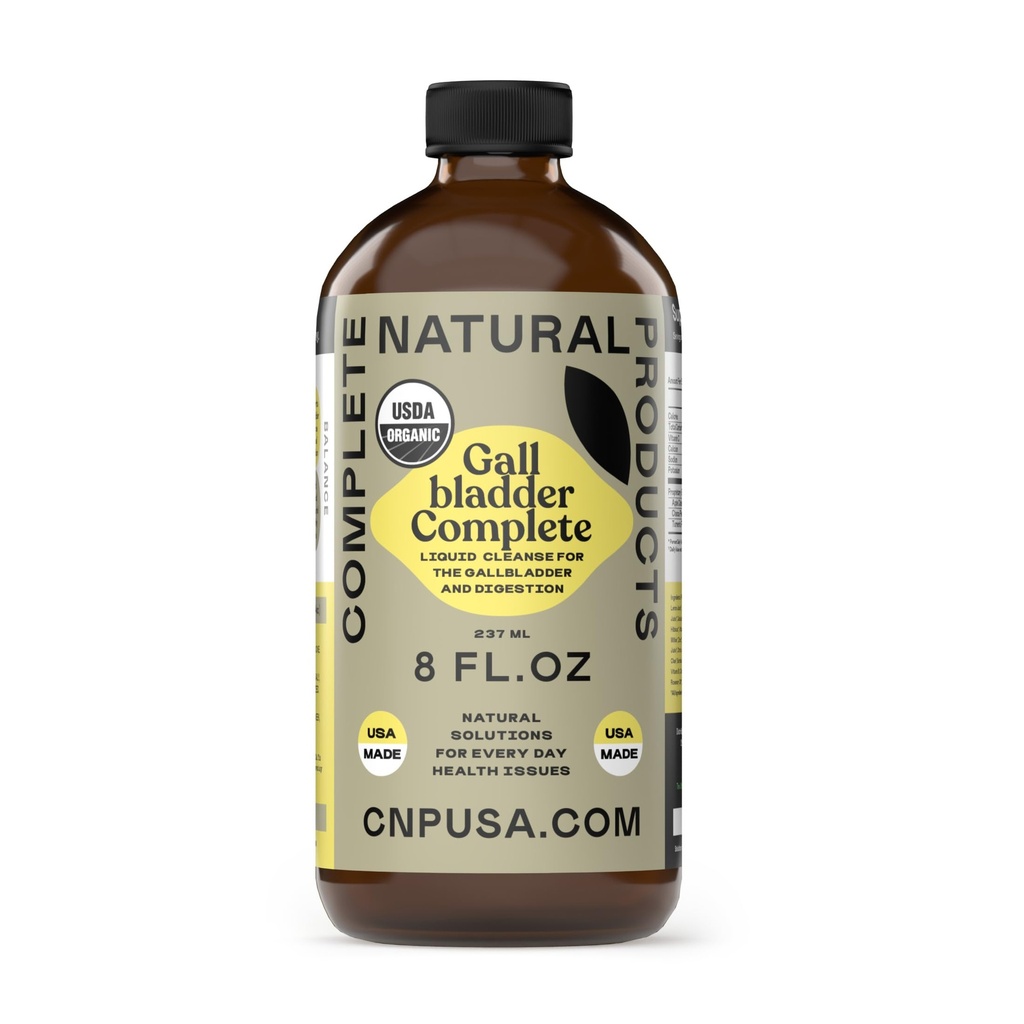 Galblaas Compleet 8oz Organisch Liquid Concentraat - Digestieve Vinegar Bitters Supplement